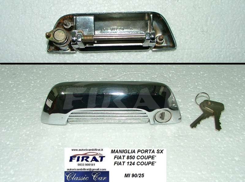 MANIGLIA PORTA + CHIUSURA BAULE FIAT 127 - 128